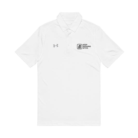 Men's Performance Polo Shirt, Casual Activewear, Ideal for Golf, Office Attire, Summer Outings, Embroidered Style