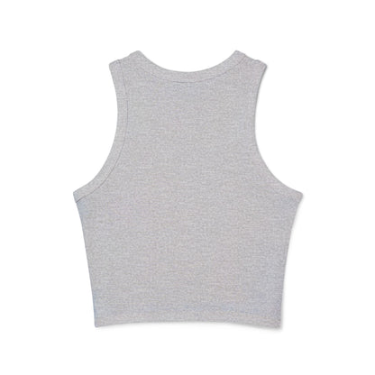 Empowering Women's Racer Tank, Keep Showing Up Motivational Top, Fitness Apparel, Casual Wear, Gym Tank