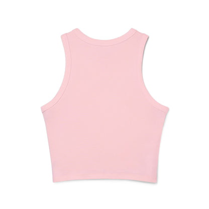 Empowering Women's Racer Tank, Keep Showing Up Motivational Top, Fitness Apparel, Casual Wear, Gym Tank